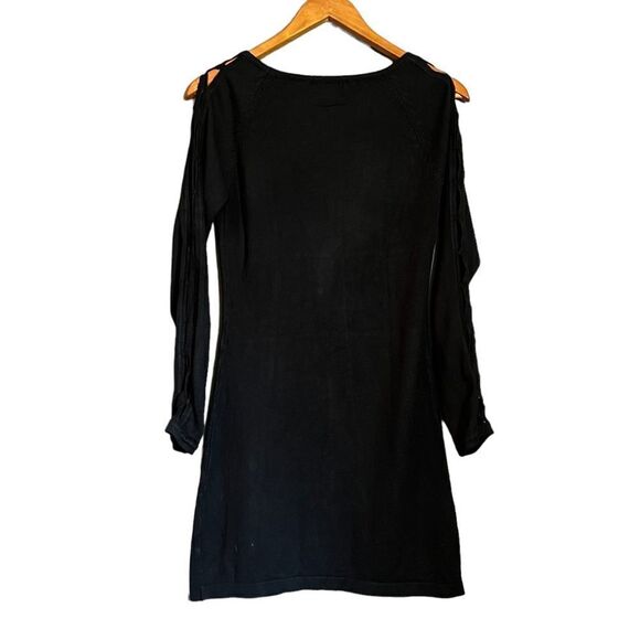 Papillon black knit long sleeve dress. Size small‎ - Picture 7 of 8